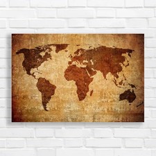 Vintage World Map Atlas