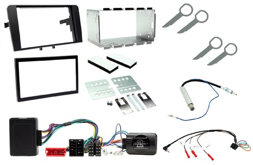 Double din fascia steering - double,