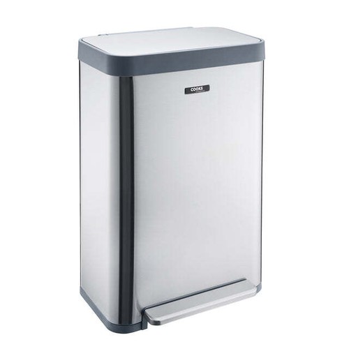 Pedal bin wide stainless - pedal,