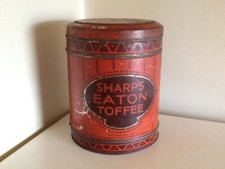LARGE SHARP'S EATON TOFFEE VINTAGE SWEETS TIN- FREEPOST UK