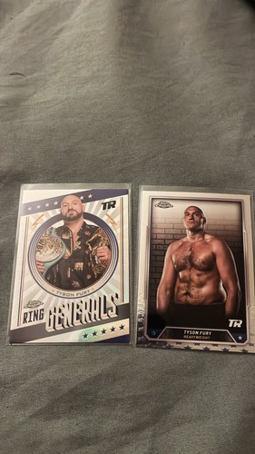 Tyson fury topps chrome - fury,