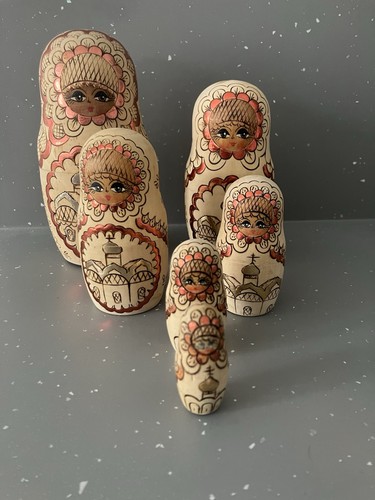 Hand painted wooden - hand, russian