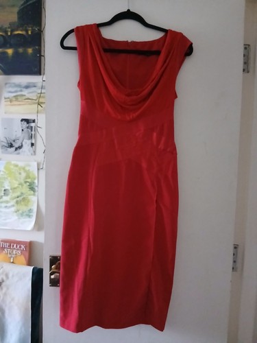 Slinky sexy red - red, with