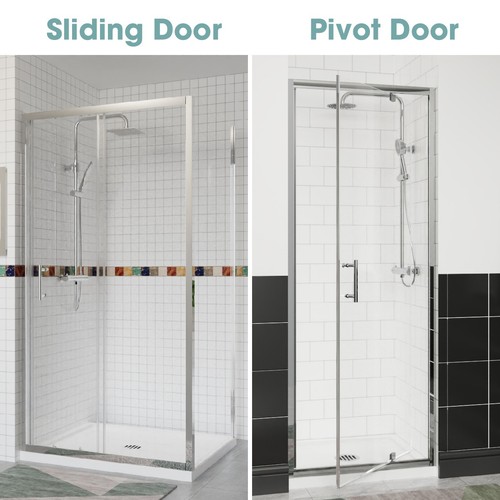 Sliding pivot door shower - door,