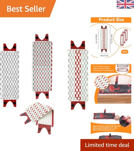 Durable flat mop refill - refill, pads
