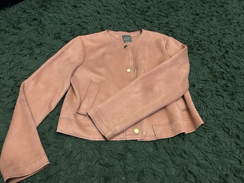 Primark faux suede - suede, cropped