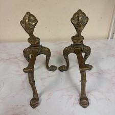 Antique brass ball and claw