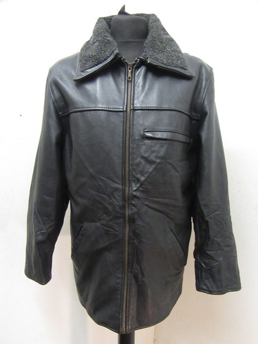 Vintage leather field jacket - leather,