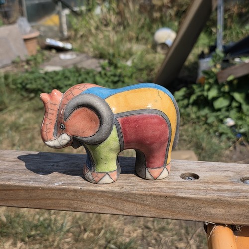 Mona ceramic elephant figurine - mona,