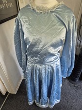 Blue Satin Lined Sissy Maids