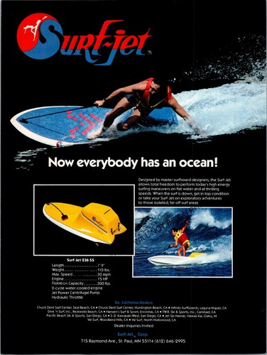 Surf jet 236 print wall - print,