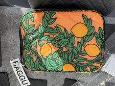 BNWT Baggu Lunch Box Insulated Bag Orange Tree Design