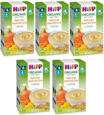 5 HIPP ORGANIC Baby Cereal with Pumpkin & Carrots from 6 Months 200g 7oz