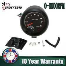 Electronical Tachometer Rev Gauge for 12V Vehicles 4/6/8 Cylinder Engines