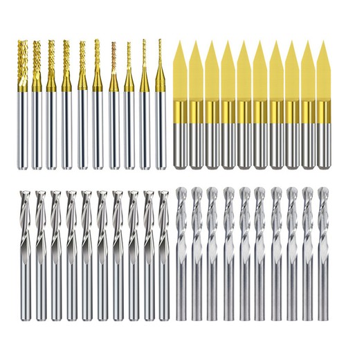 Pcs cnc router bits - 40, 1/8"