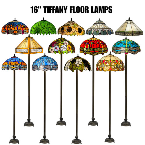 Inch tiffany style floor - 16,