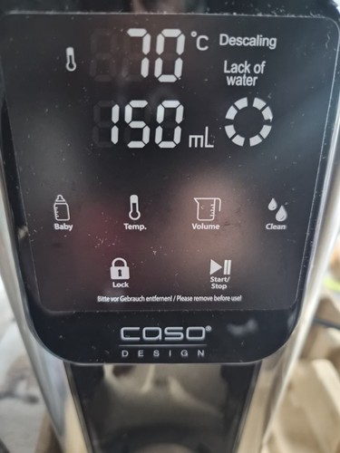 Caso turbo led digital - caso, water