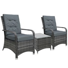 Outsunny Rattan 3PCs Chair