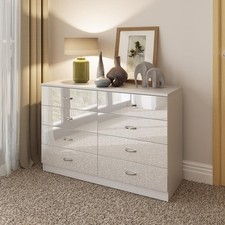White gloss drawer - drawer, chest