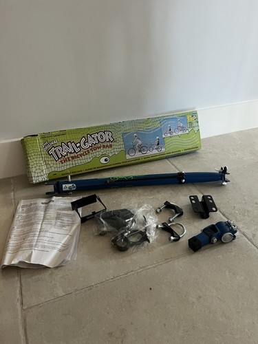 Blue trail gator trailer - trail, bike