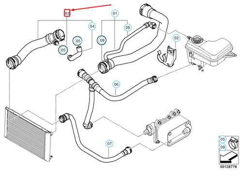 Bmw e65 radiator cooling - 7,