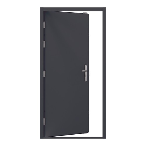 Steel security personnel door - steel,