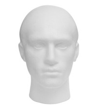 Polystyrene Male Display Head