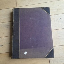 Large Antique Leather Photo