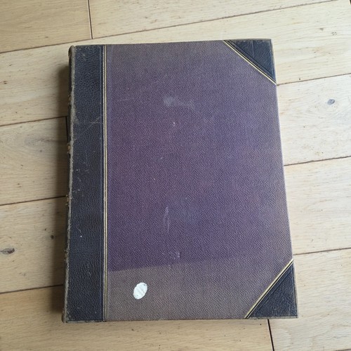 Large antique leather photo - large,