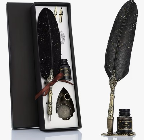 Vintage style feather - style,