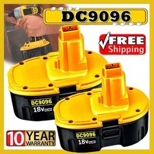 2X 18V 6.0Ah NiMH Battery For DeWALT DC9096 DE9095 DE9098 DC988KA DE9039 DE9096