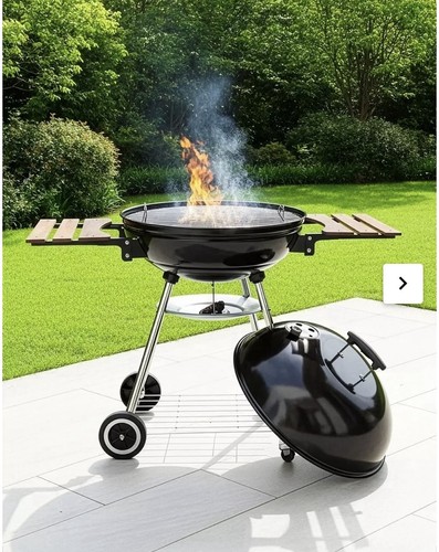 Portable bbq trolley - portable,