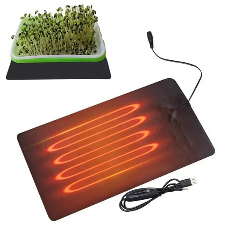Seedling heat mat with - seedling,