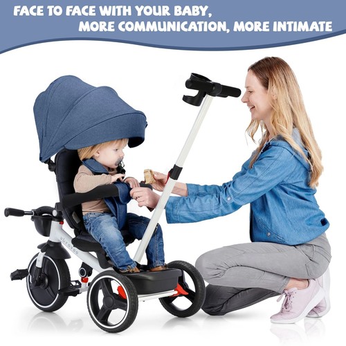 Foldable kids tricycle - foldable,