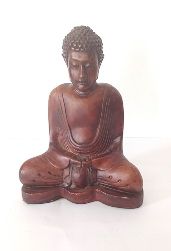 Meditating buddha resin - meditating,