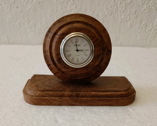 Wooden mantle clock - mantle, small