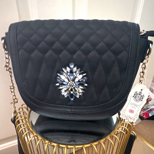 Lydc black quilted - black, faux