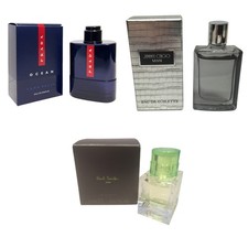 Mens Aftershave Miniature Mini Gift Travel x3 Paul Smith Prada Jimmy Choo