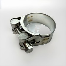 Lambretta 42mm Clubman Exhaust Clamp Stainless Li Sx Tv Gp