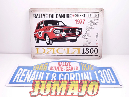 Lot plaques renault 8 - 2,