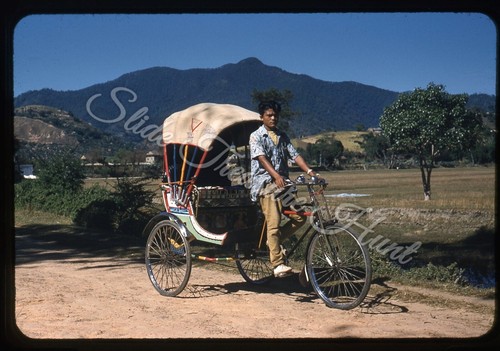 Nepal bicycle rickshaw young - bicycle,