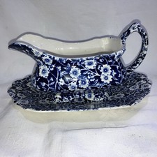 Gravy Boat & Stand  Burleigh