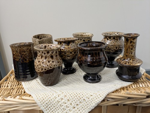 Vintage honeycomb stoneware - honeycomb,