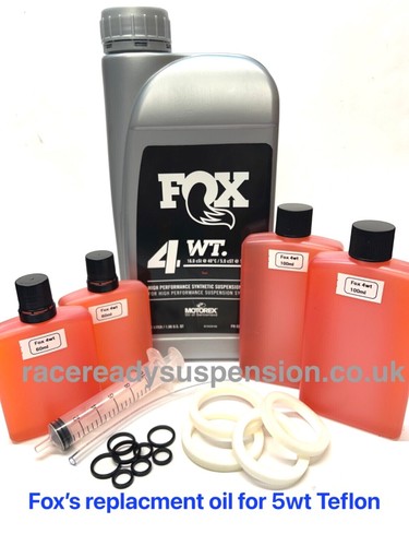 Fox 4wt oil - 4wt, 5wt