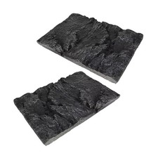 2x Reptile Tank Backgrounds Reptile Tank Background Board 3D Snake Habitat