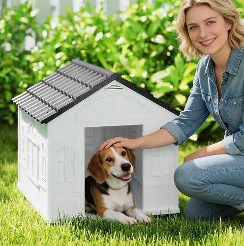 Plastic dog kennel outdoor - plastic,