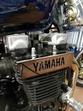 YAMAHA XJR 1200 / 1300 ALL YEARS BLACK POLISH STAINLESS ENGINE COVERS E003B