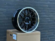 4X 18" RS-GT Style 5X120 old school deep dish alloy wheels for BMW E36 E46 E90