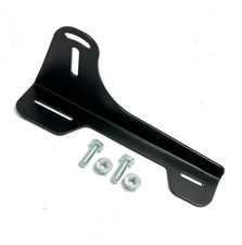 BLACK Steel Mazda MX5 Offset Number Plate Bracket MK 1  2 & 2.5 Made in England