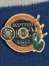 SCOTTISH RALLY 2007 PIN BADGE